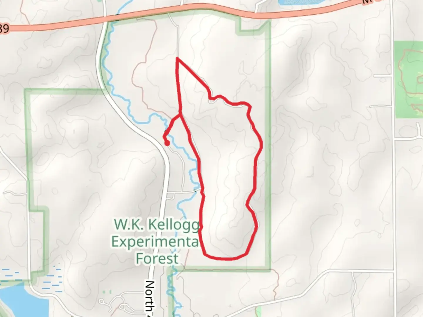 An image depicting the trail North 42nd Street Loop - East and its surrounding area.