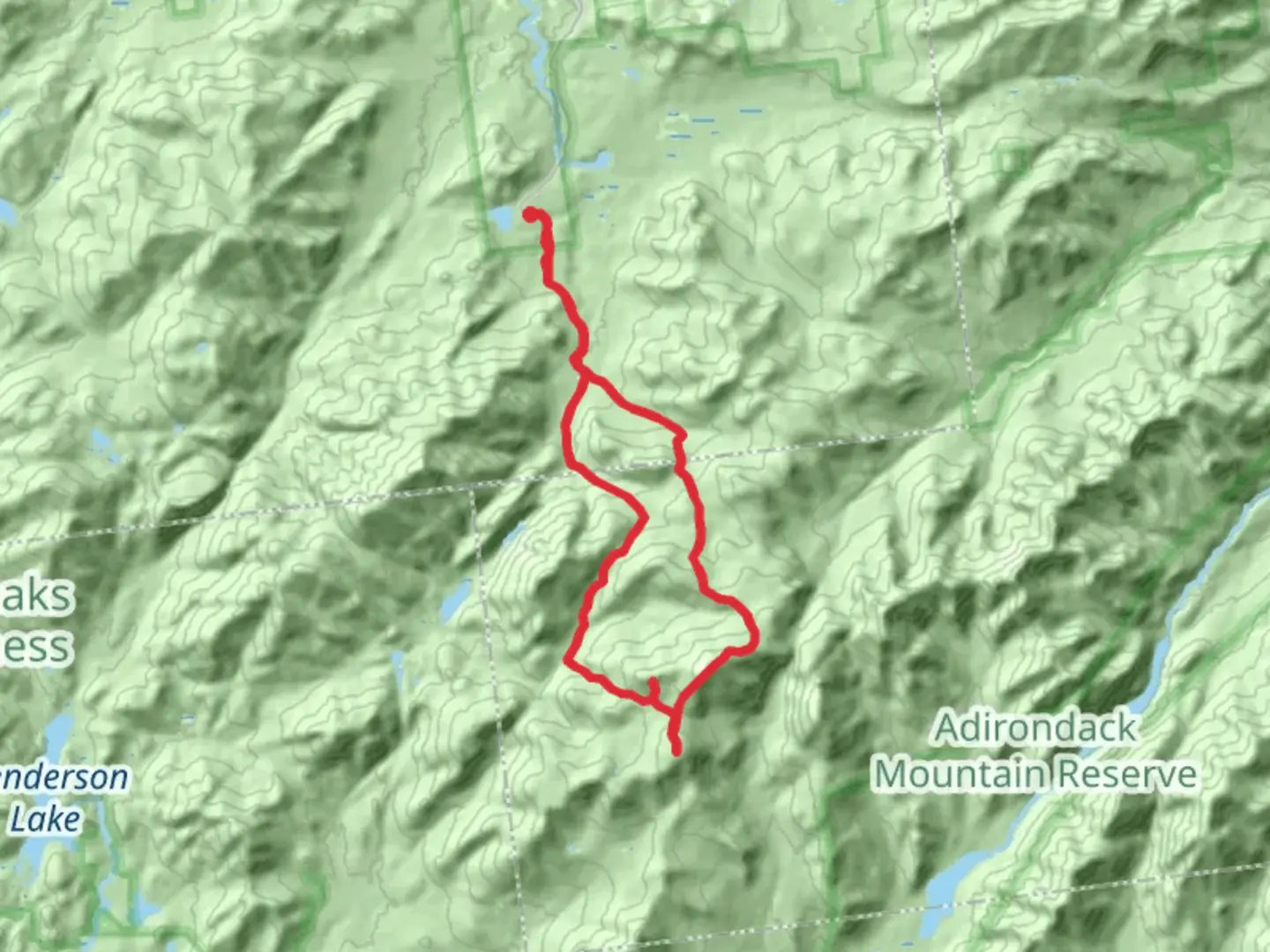 An image depicting the trail Little Marcy - Gray Peak Loop and its surrounding area.