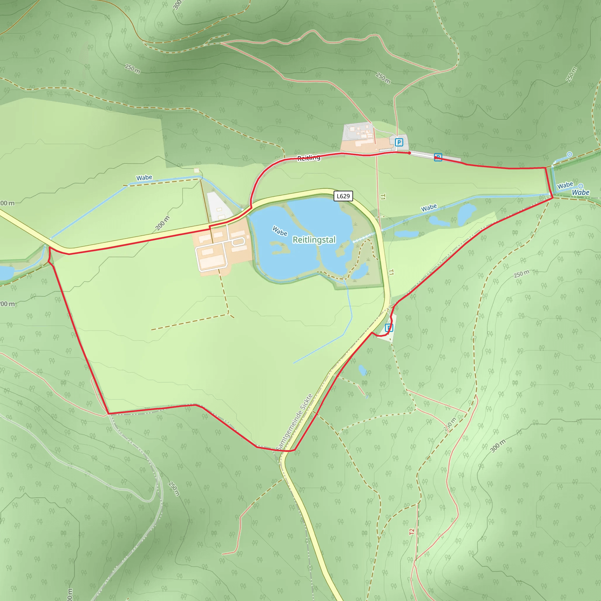 Großer Teich Loop via Elm Rundwanderweg 29 mobile static map