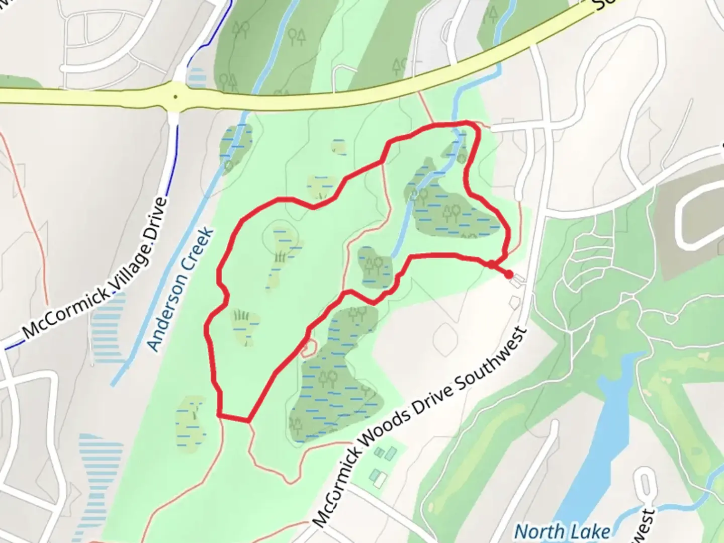 An image depicting the trail Beaver Dam and Grouse Loop and its surrounding area.