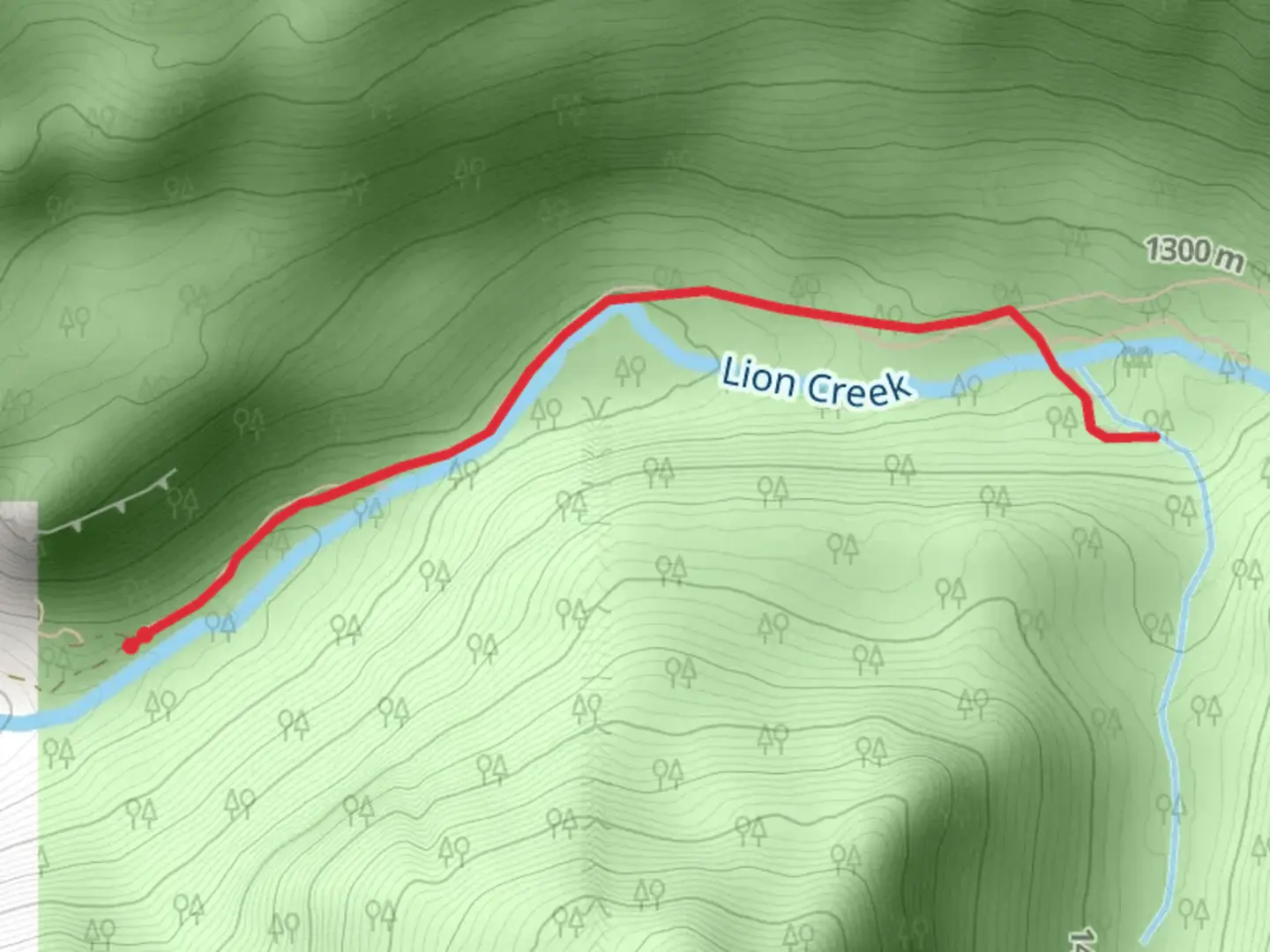 An image depicting the trail Kent Creek via Pacific Northwest Trail and its surrounding area.