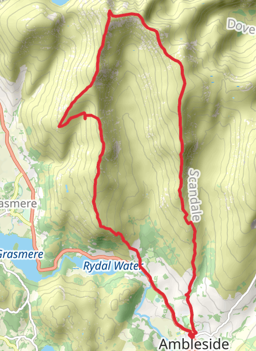 1st peak bagging trip mobile static map