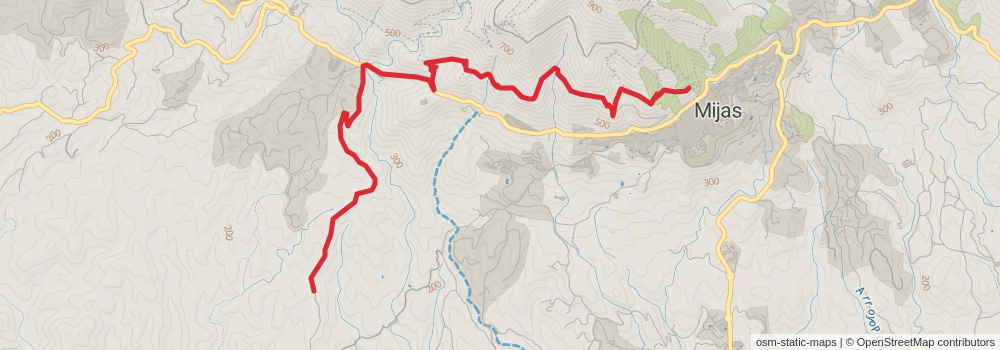 GR 249 Gran Senda de Málaga stage 37 Map