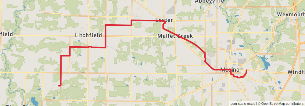American Perimeter Trail - North Country Primary stage 16 Map