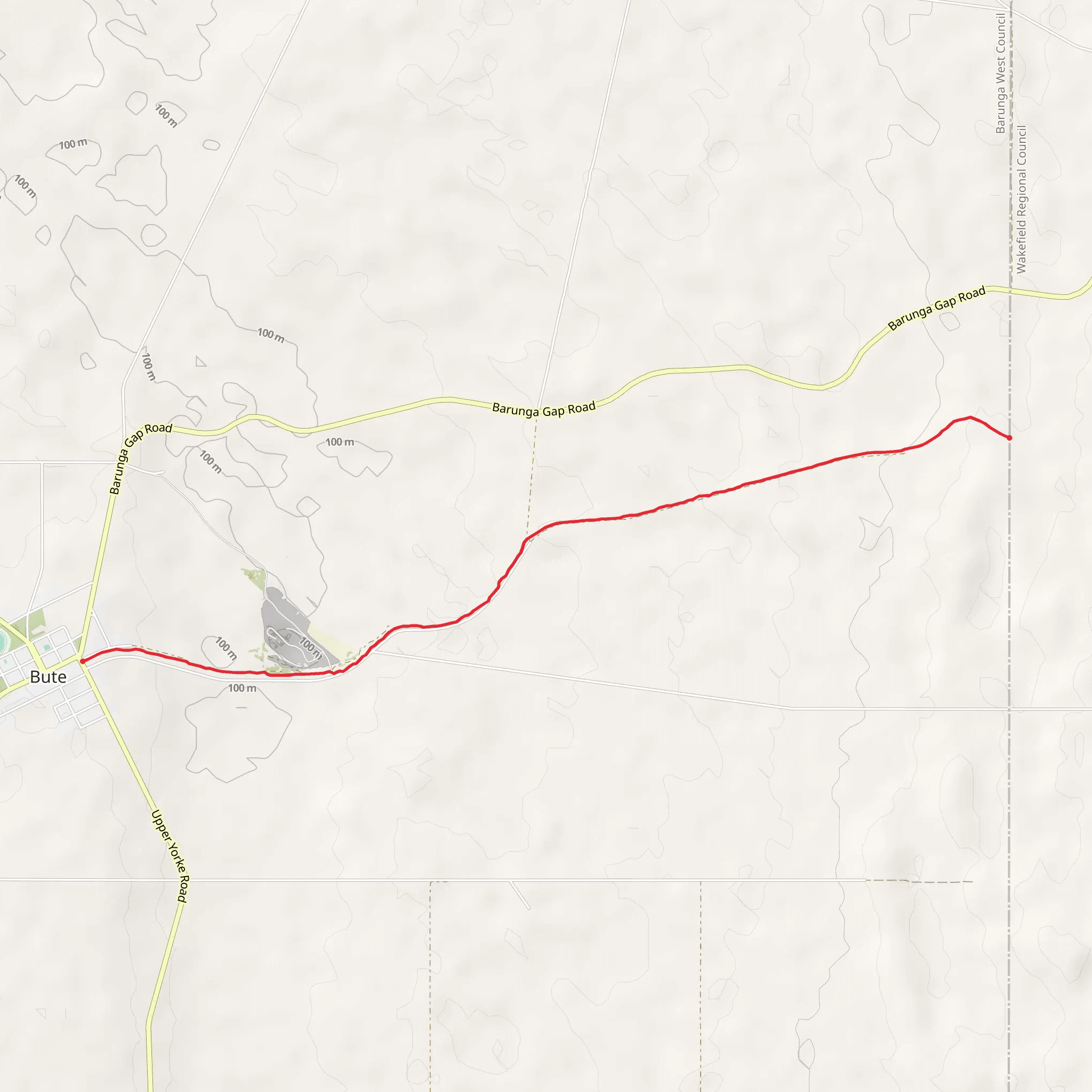 Hummocks Trail - Bute mobile static map