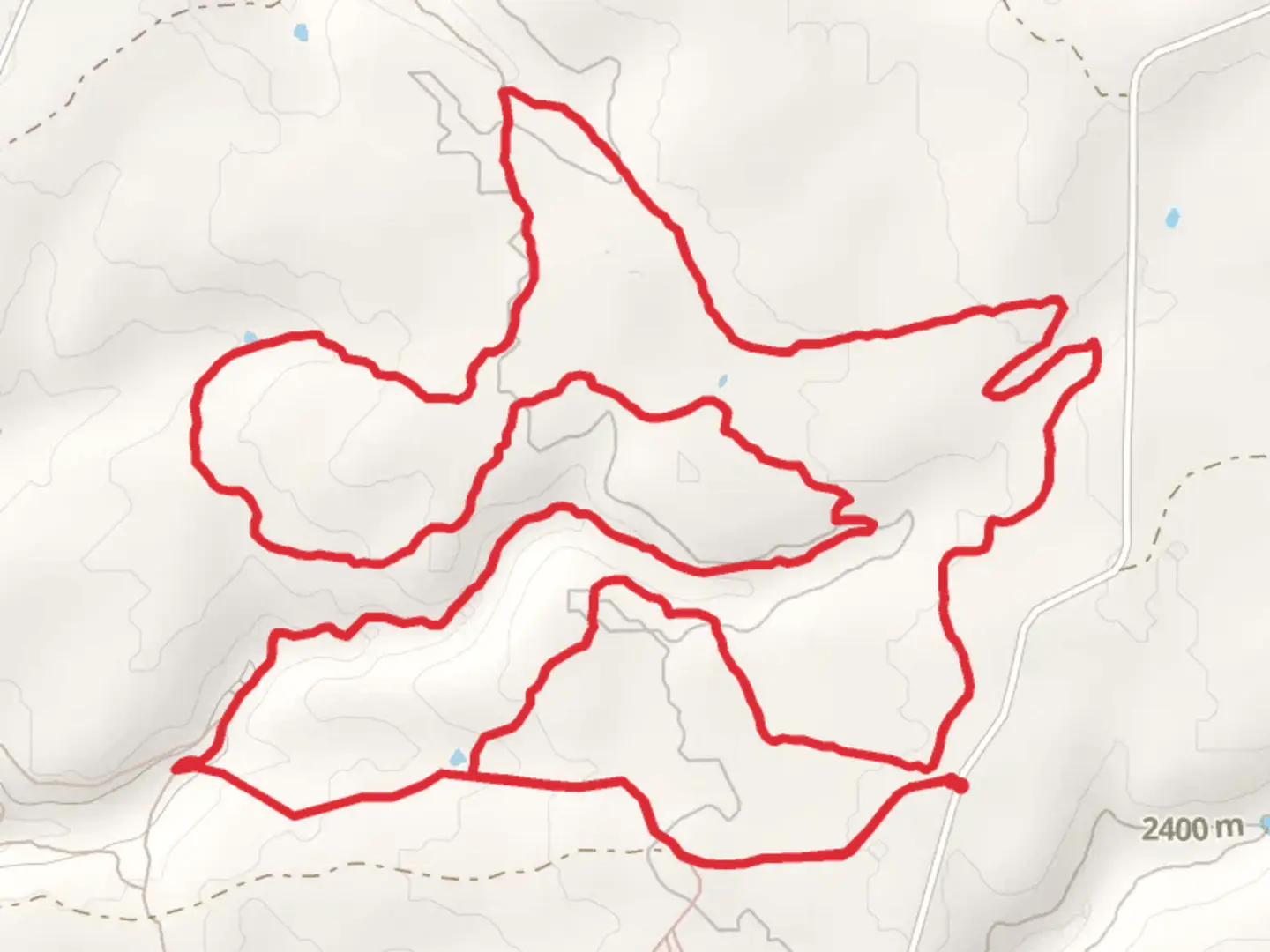 An image depicting the trail Shush Bekeeh Trail and its surrounding area.