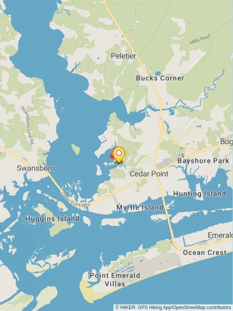An image depicting the trail Tidelands Trail and its surrounding area.