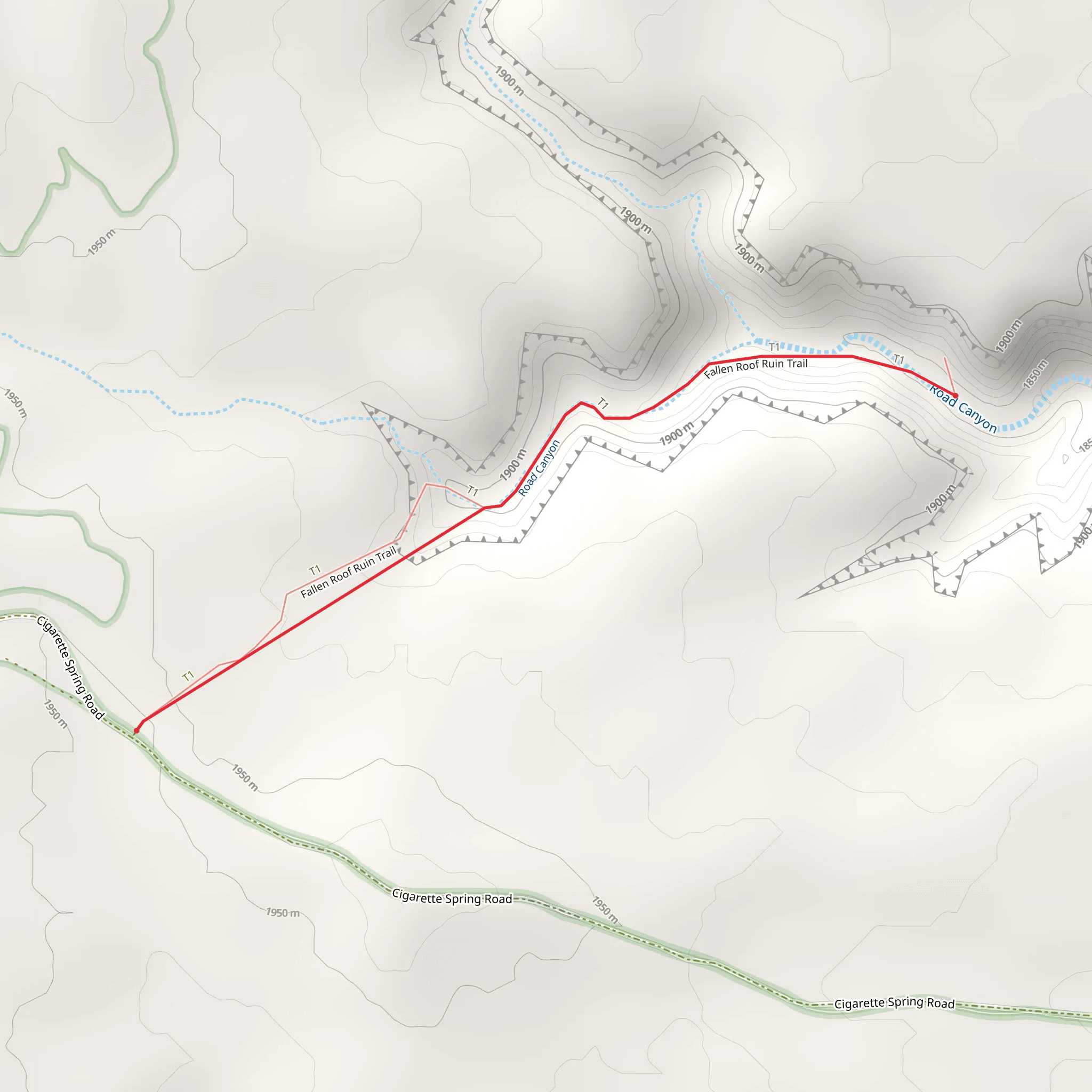 Fallen Roof Ruin Trail mobile static map