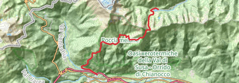 Grande Traversata delle Alpi stage 32 Map