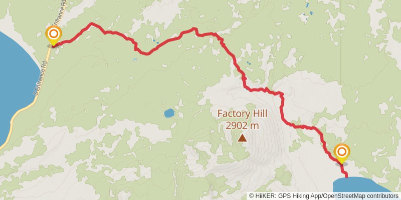 Heart Lake Trail stage 2 Map