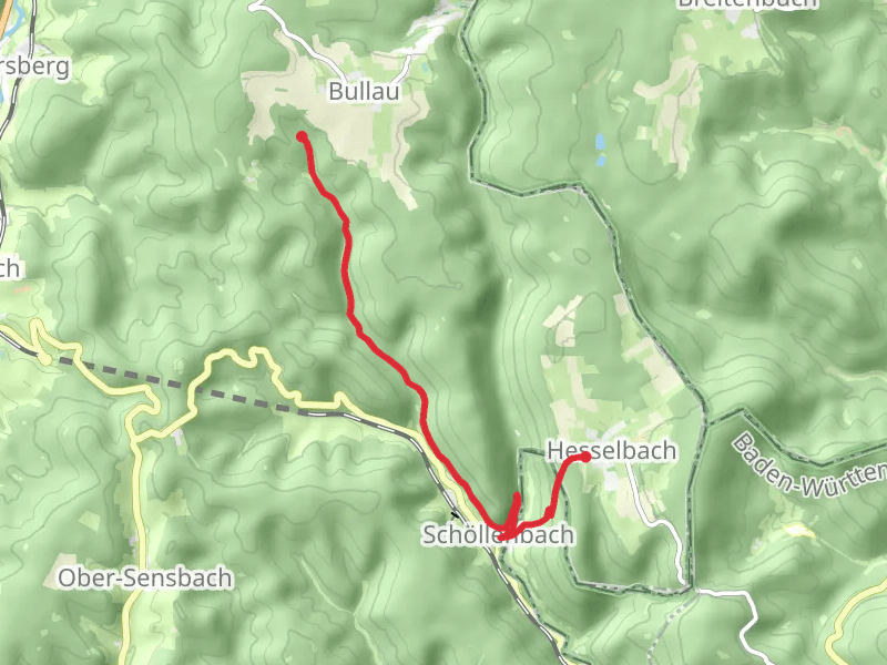 Rutschstein to Hesselbach Walk via Badisch Schöllenbach