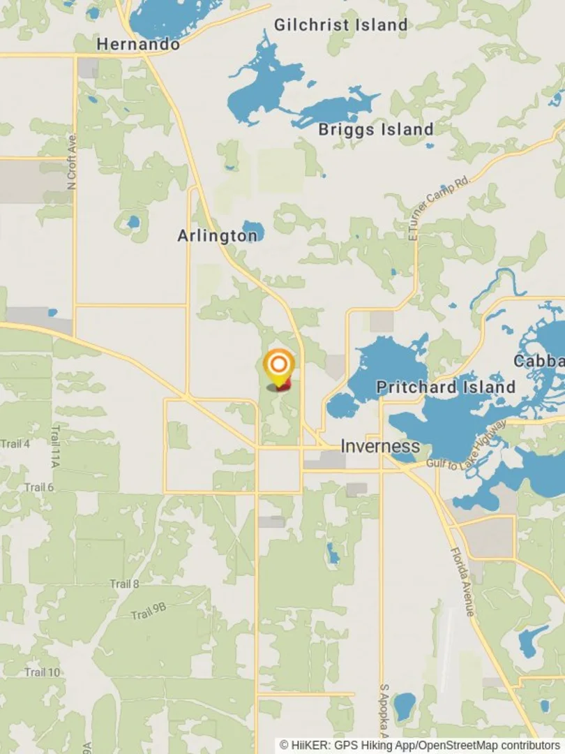 An image depicting the trail Red Loop and its surrounding area.