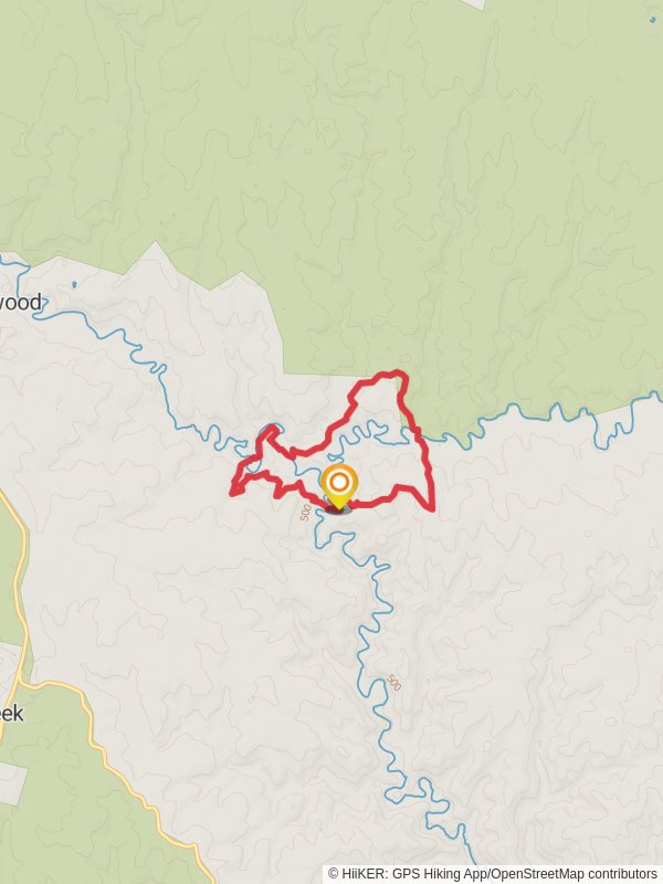 The Tunnel and Sardine Creek Trail mobile static map