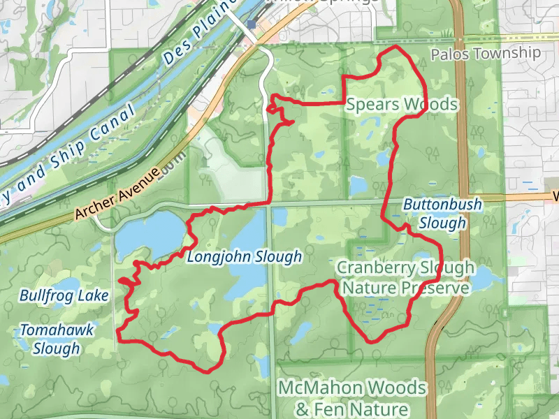 Palos Yellow Unpaved Loop Trail