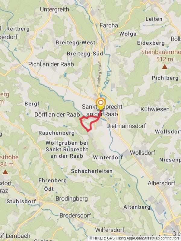 Burgthannerweg mobile static map