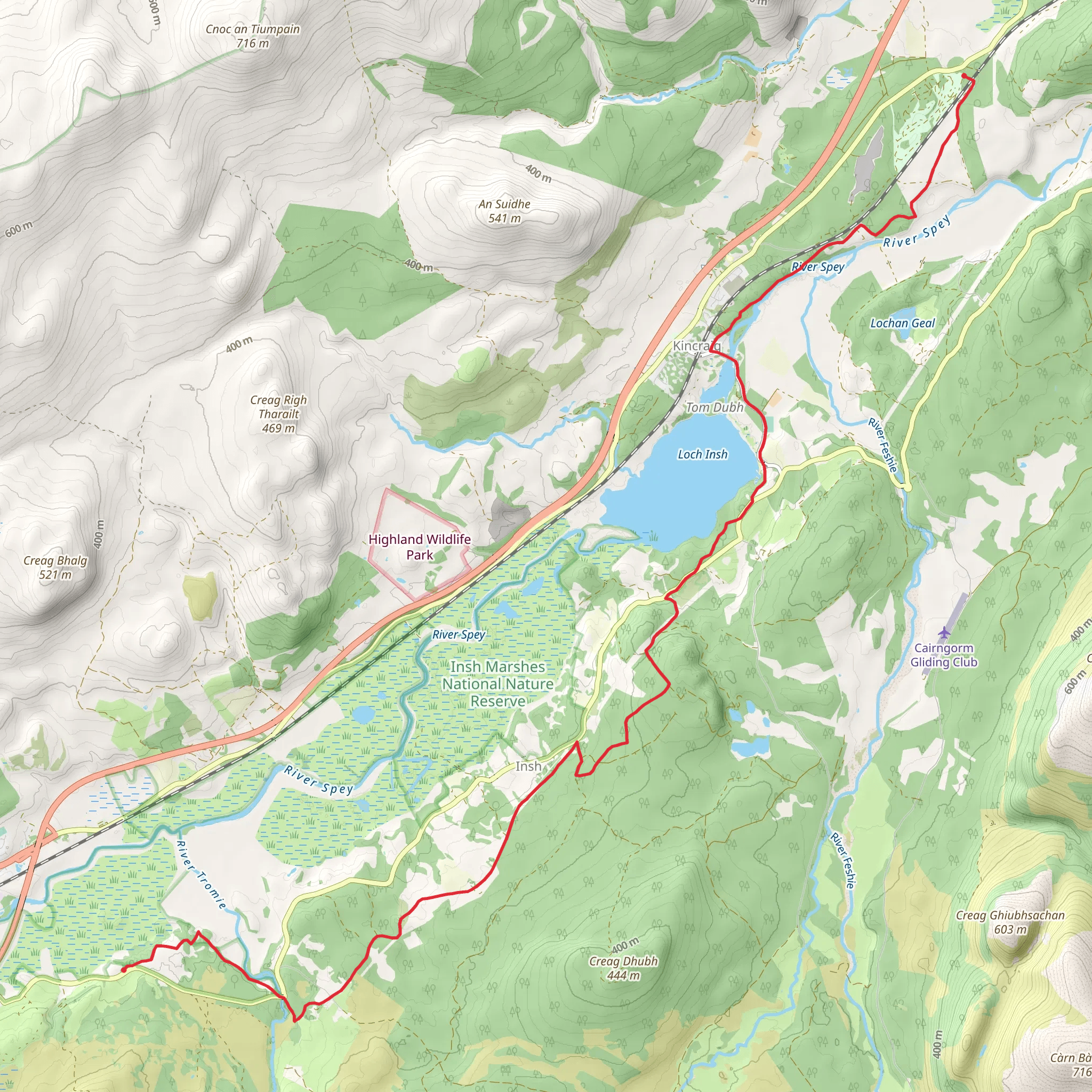 Badenoch Way mobile static map