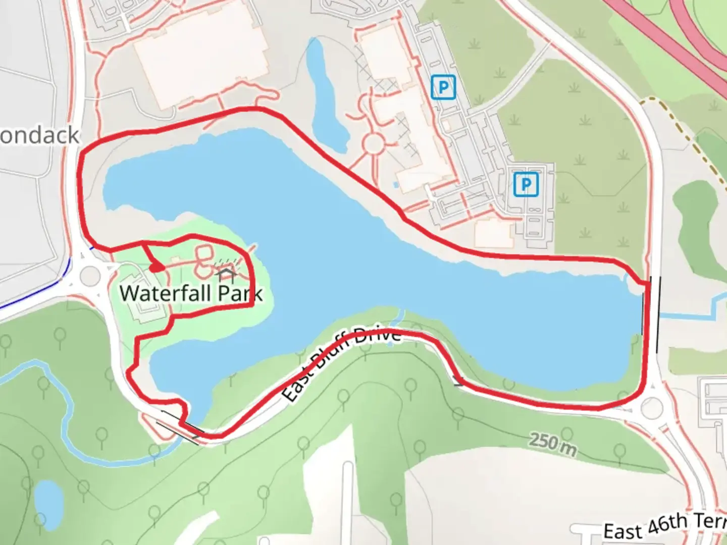 An image depicting the trail Adair Creek Loop and its surrounding area.