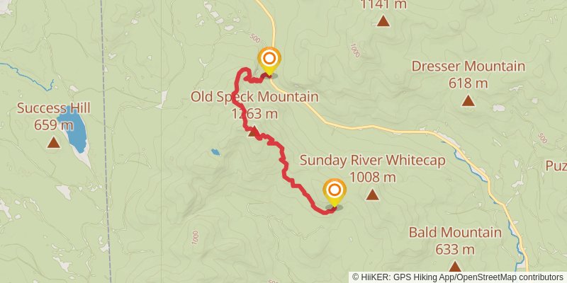 Grafton Notch stage 4 Map
