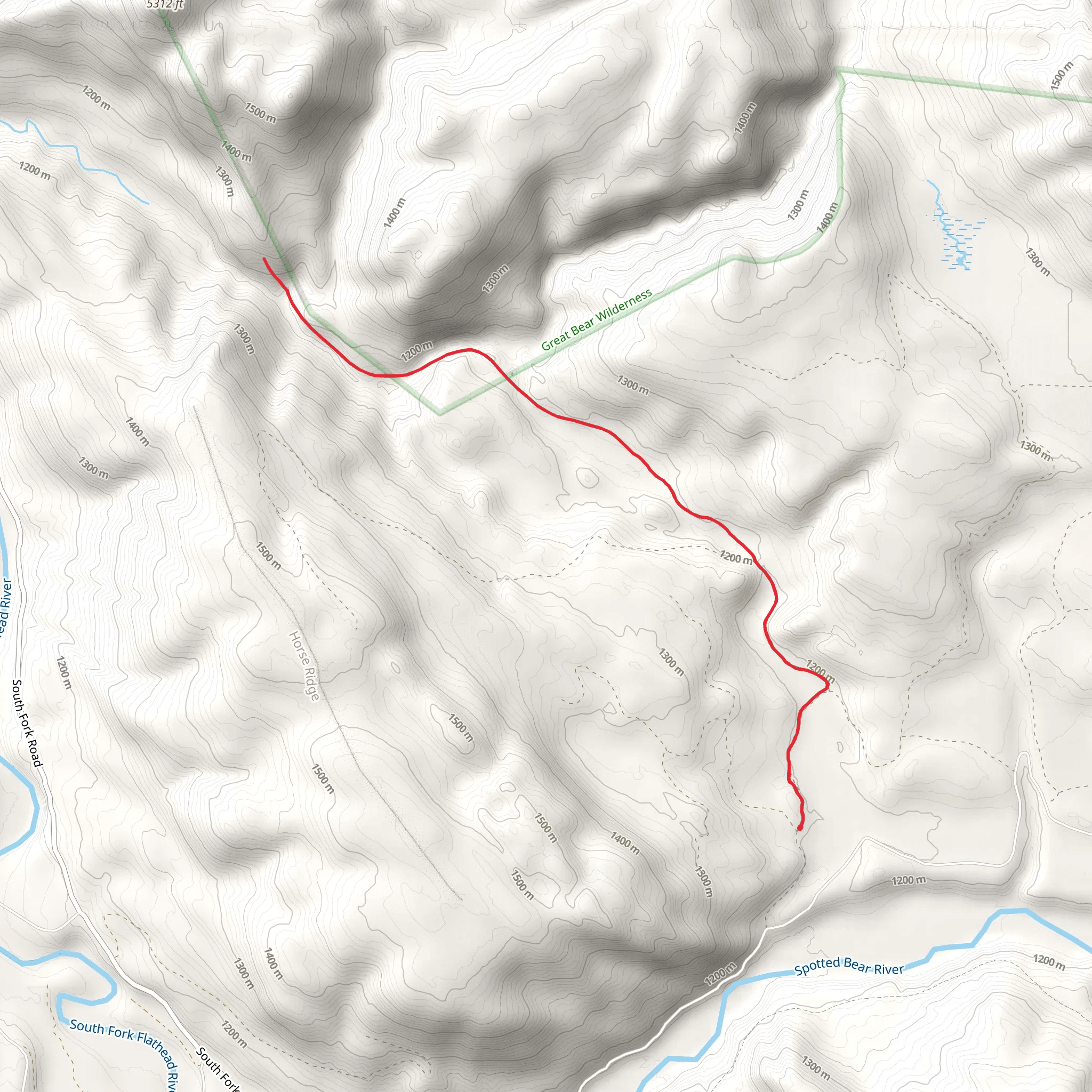 Lemonade Springs Trail mobile static map