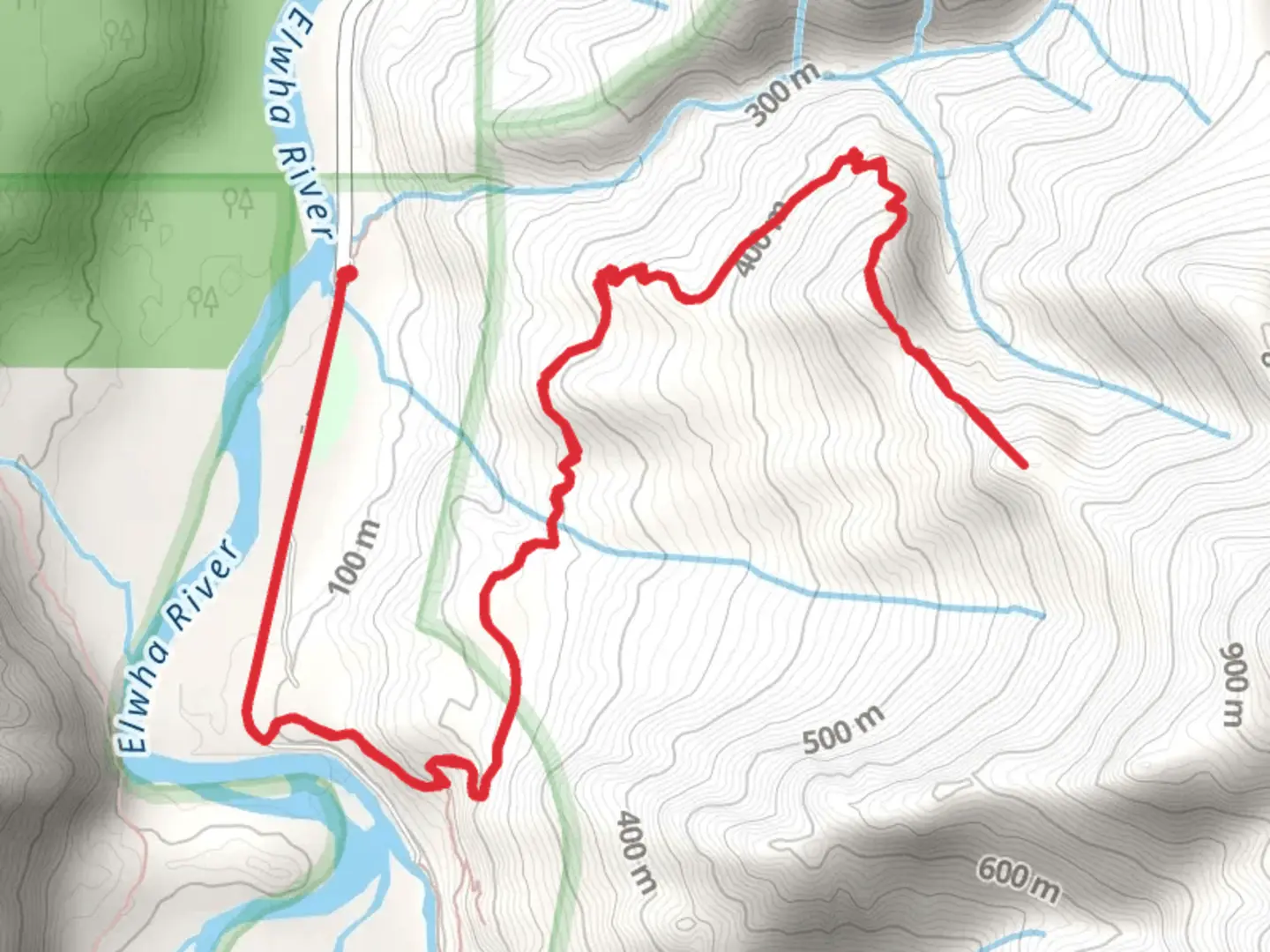An image depicting the trail Cascade Rock Trail and its surrounding area.