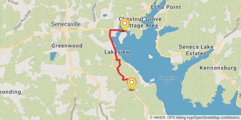 North Country Trail - Ohio stage 71 Map