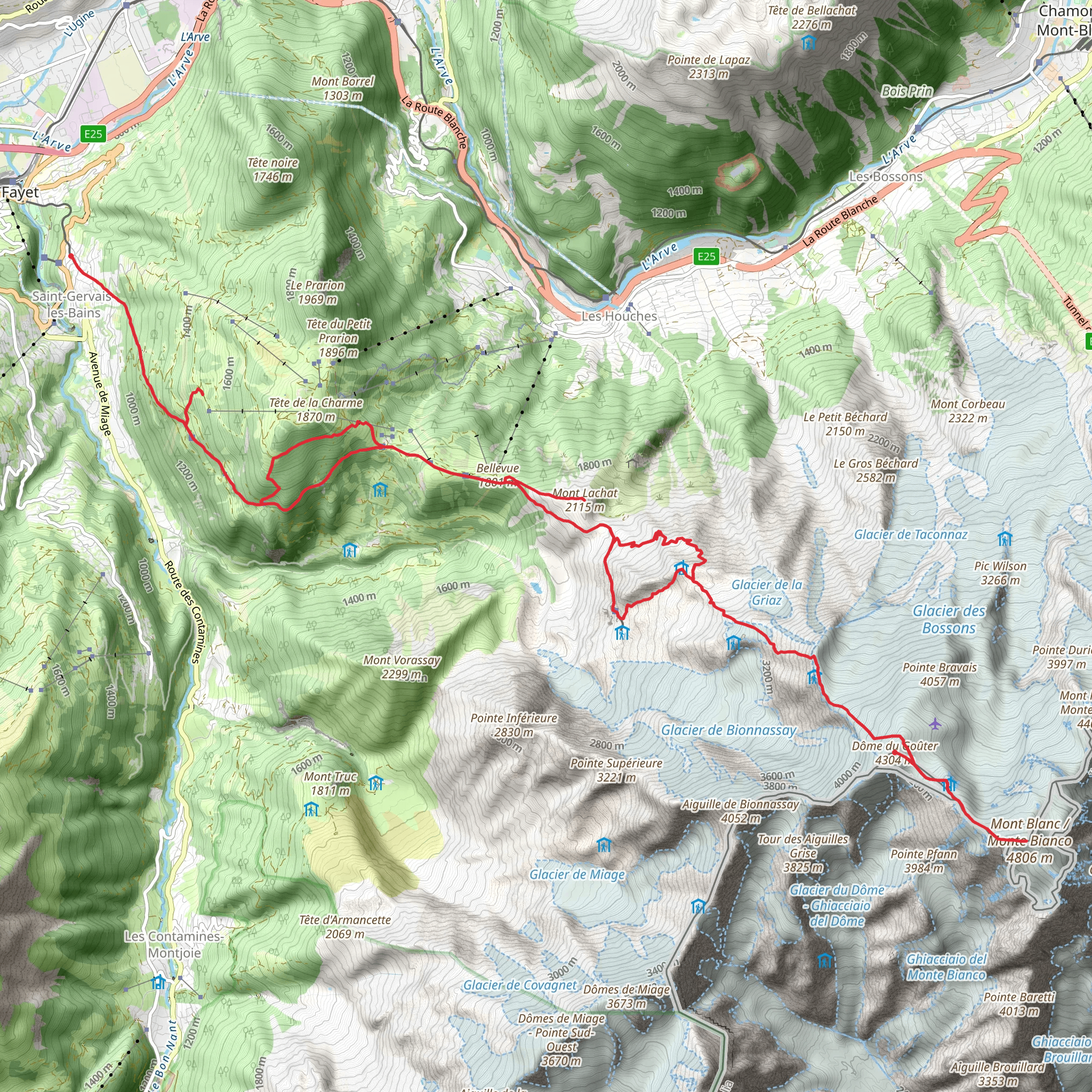 Goûter Route mobile static map