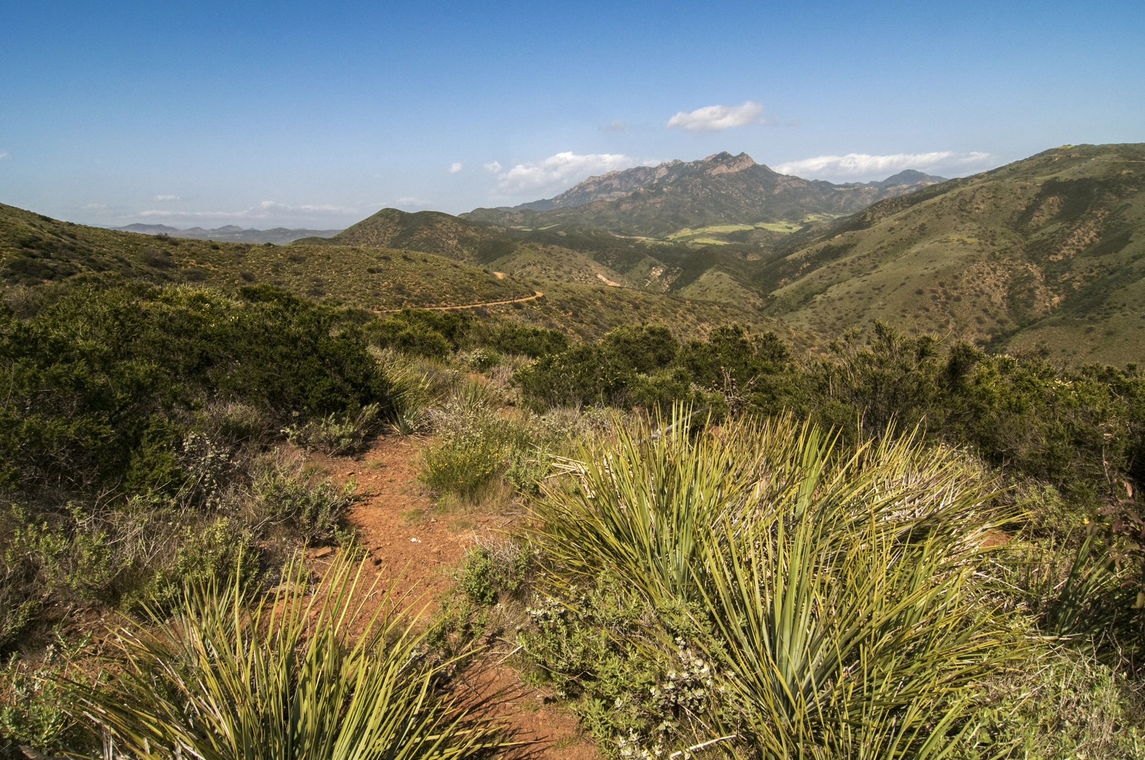 An image depicting the trail Sycamore Canyon Road and its surrounding area.