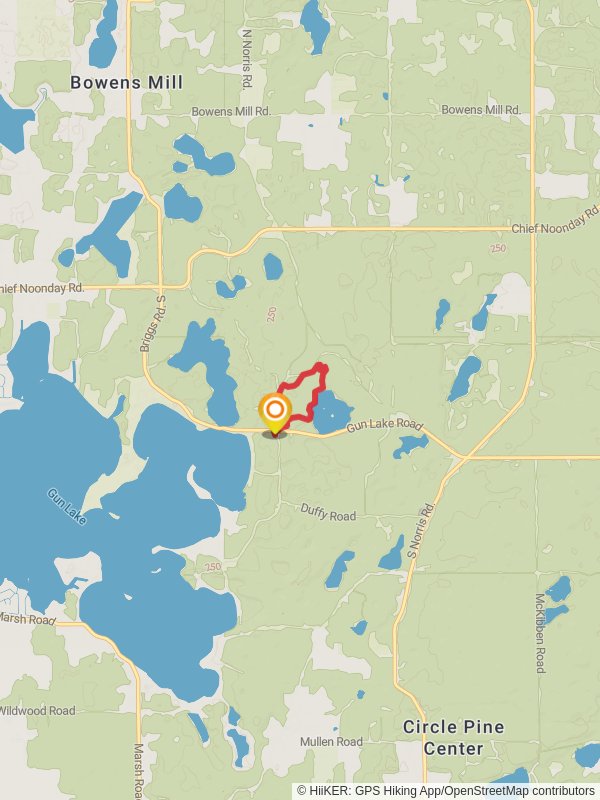 Yankee Springs Recreation Area - Hall Lake Loop