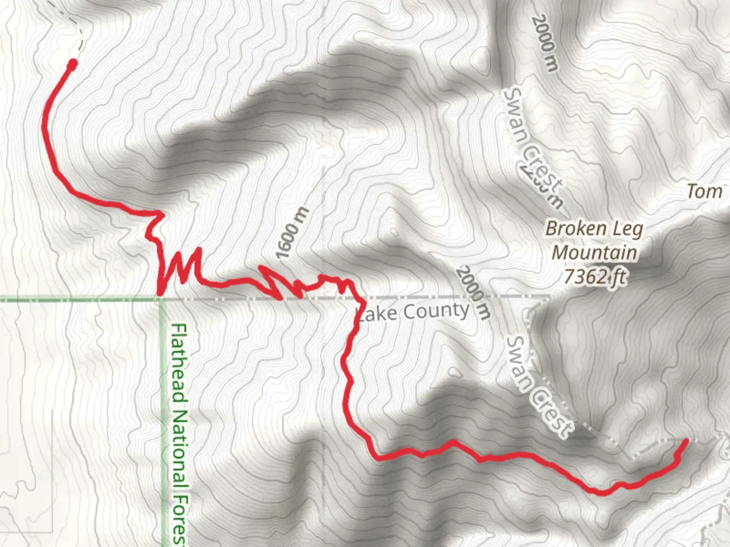 An image depicting the trail Peterson Creek Trail and its surrounding area.