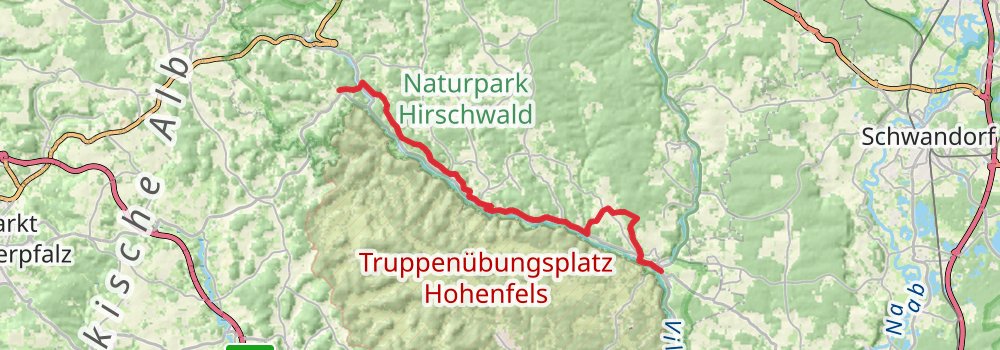 Jurasteig stage 5 Map