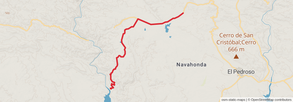 GR 48 - Sierra Morena - Andalusia stage 9 Map