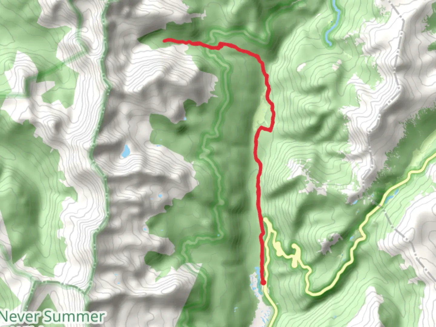 An image depicting the trail Skeleton Gulch and Colorado River Trail and its surrounding area.