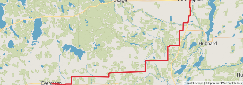 American Perimeter Trail - North Country Primary stage 196 Map