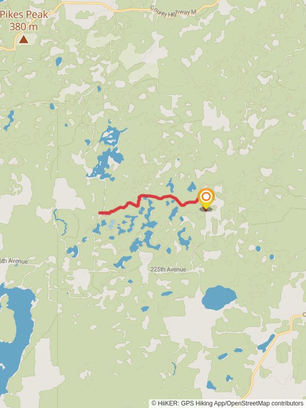 Burnt Wagen Lake Out and Back