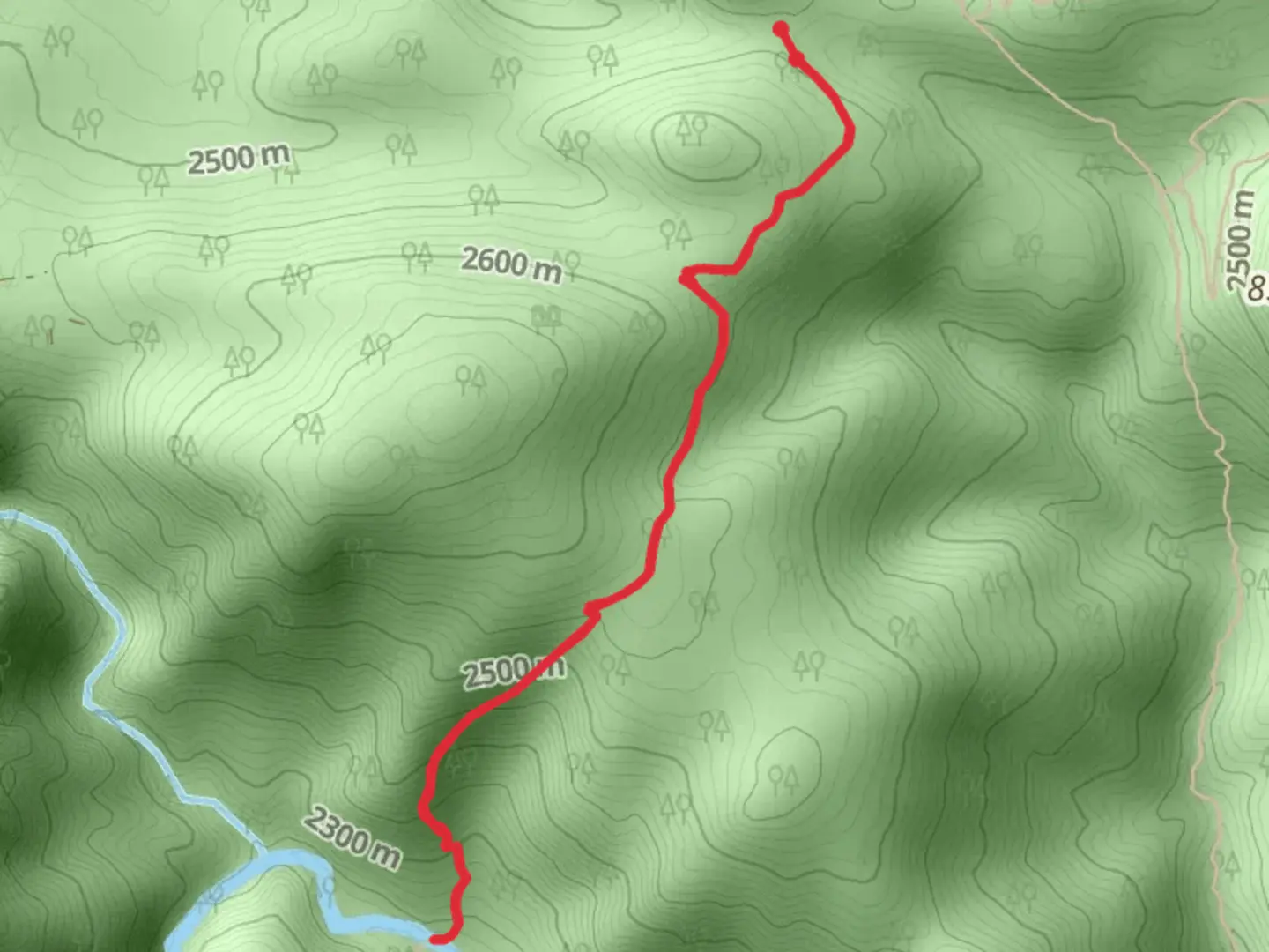 An image depicting the trail Bright Extension Trail and its surrounding area.