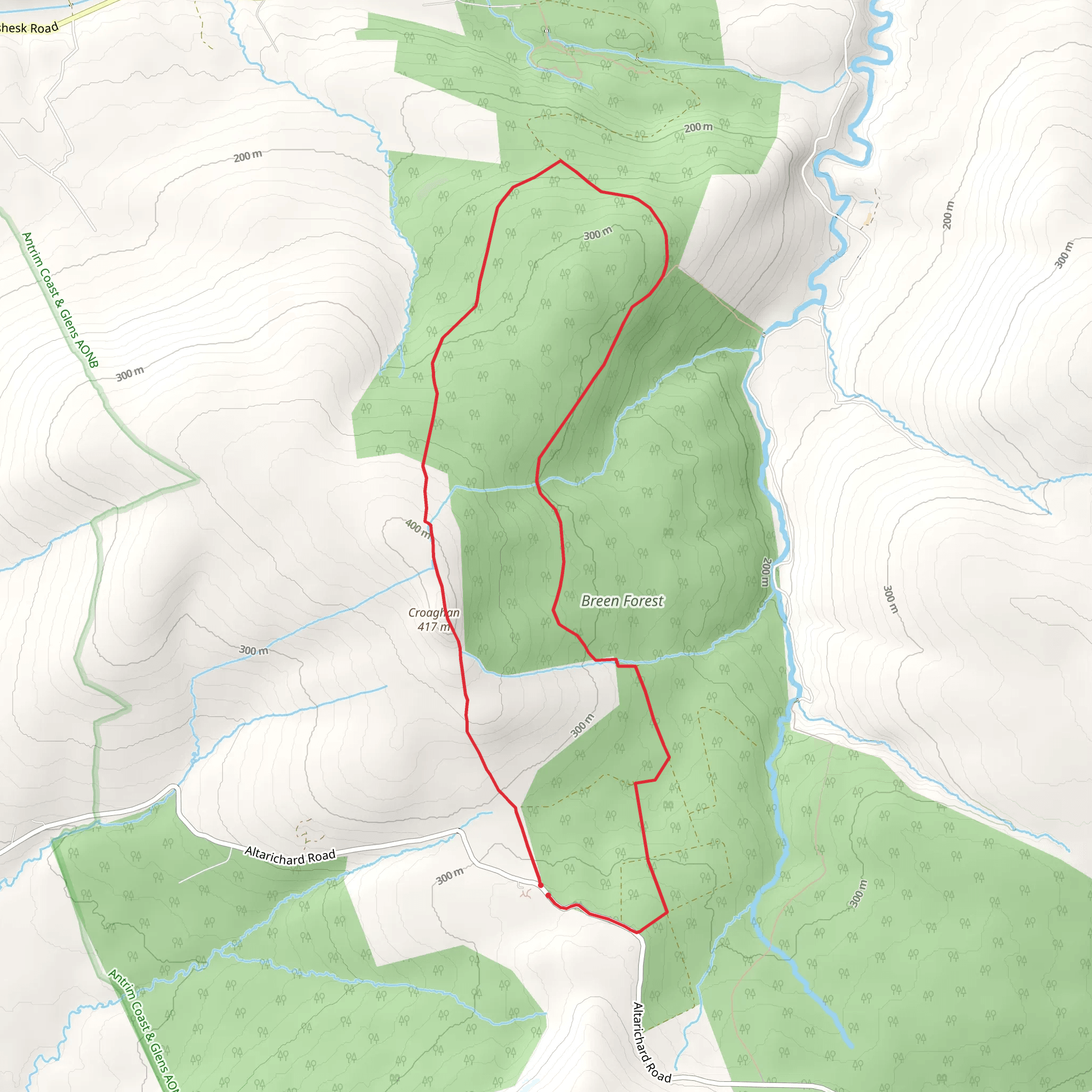 Croghan Way mobile static map