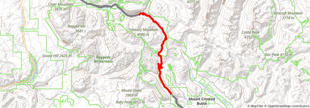 American Discovery Trail South Route stage 262 Map