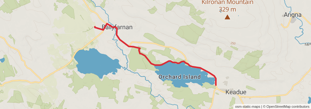 Miner's Way and Historical Trail alt 1 Map