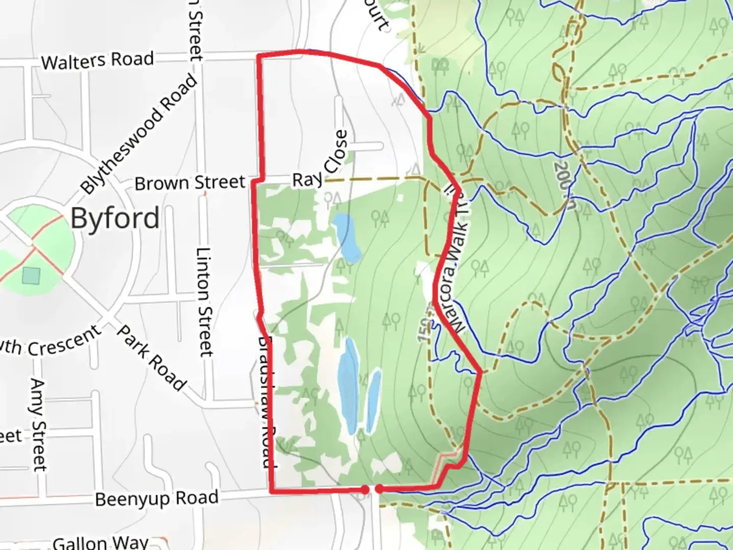 An image depicting the trail Marcora Walk and its surrounding area.