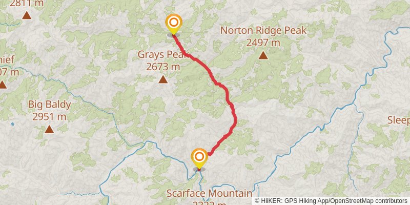 Ultra Pedestrian North Loop stage 53 Map