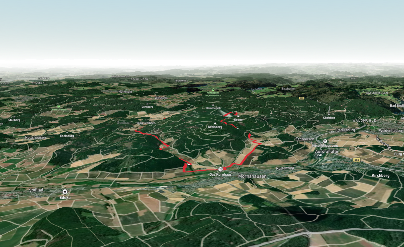 Teufelsberg and Rodenhausen Loop via Hessenweg 5