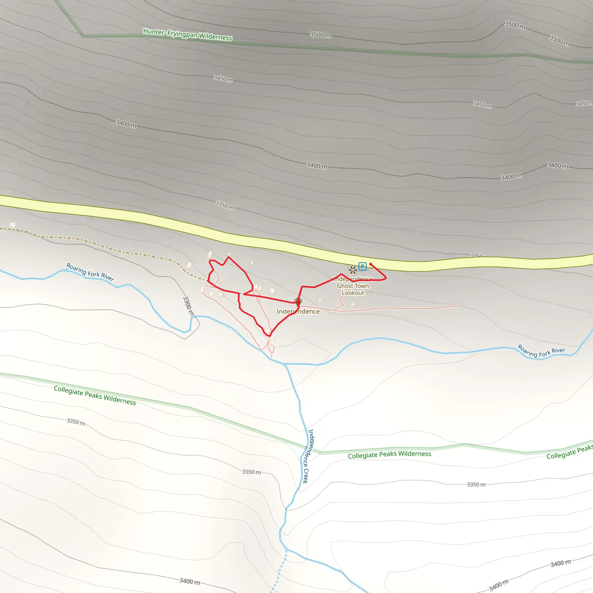 Roaring Fork River Loop mobile static map