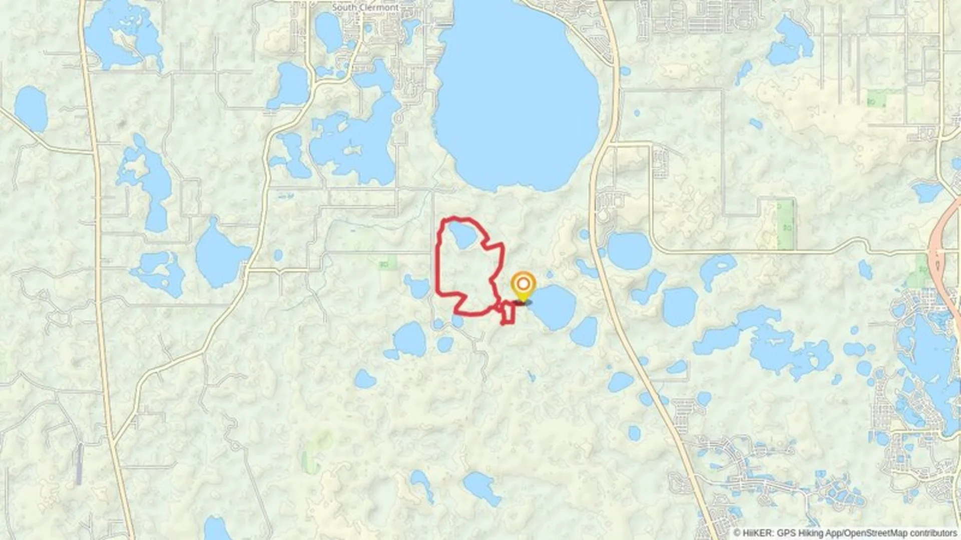 An image depicting the trail Pine Point Primative Campsite and Bear Lake Loop and its surrounding area.