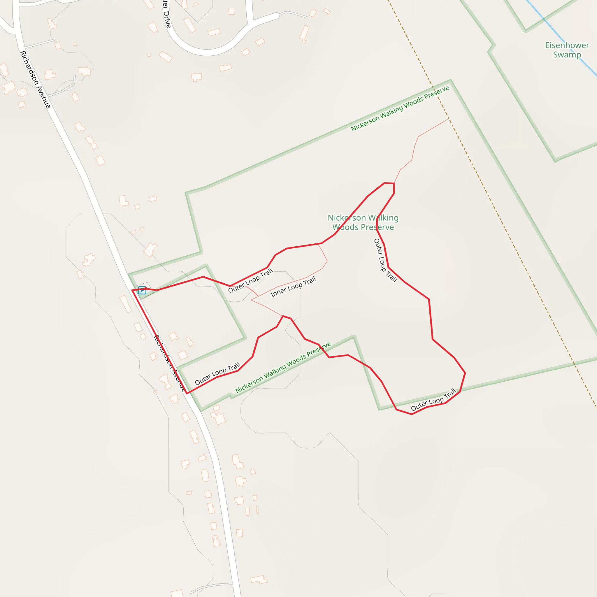 Richardson Avenue Loop Trail mobile static map