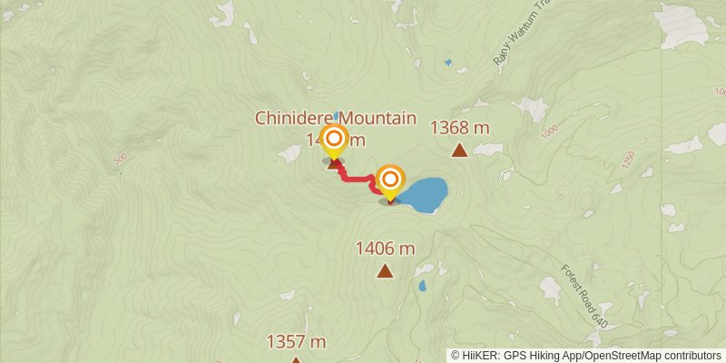 Mark O Hatfield Trail spur 2 Map