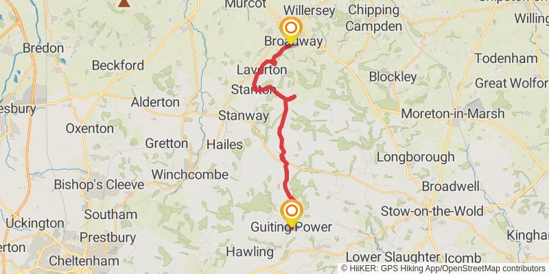 Donnington Way stage 4 Map