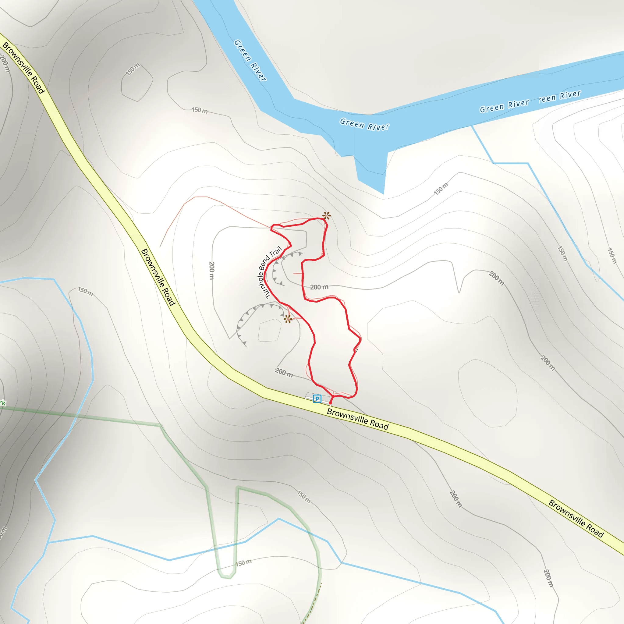 Turnhole Bend Nature Trail mobile static map