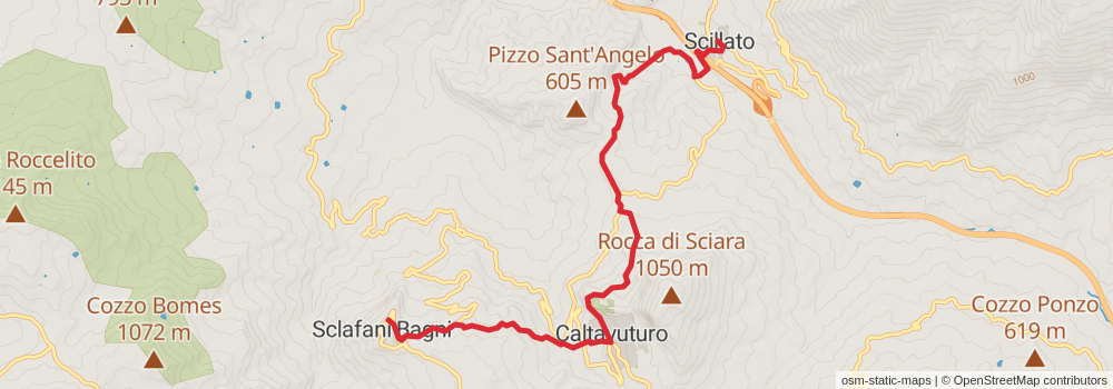 Sentiero Italia - Sicily Section stage 25 Map