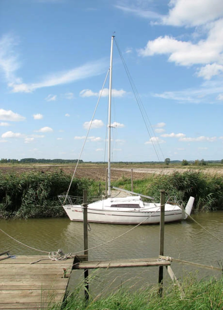 An image depicting the trail River Yare and Hardley Flood via Wherryman's Way and its surrounding area.