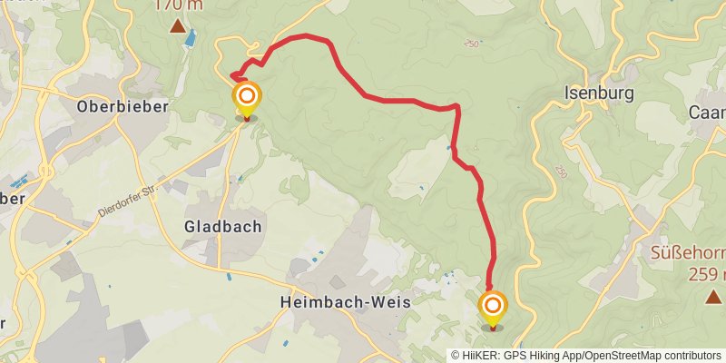Rheinsteig alt 11 Map